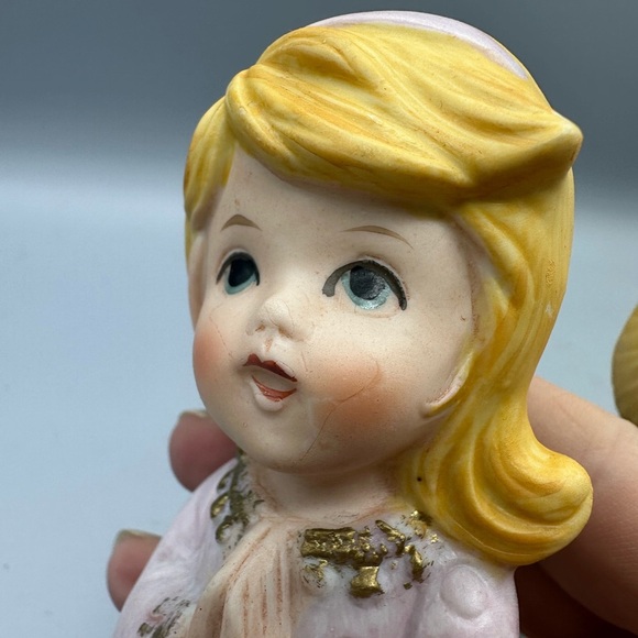 Homco vintage praying boy & girl figurines - Picture 6 of 11